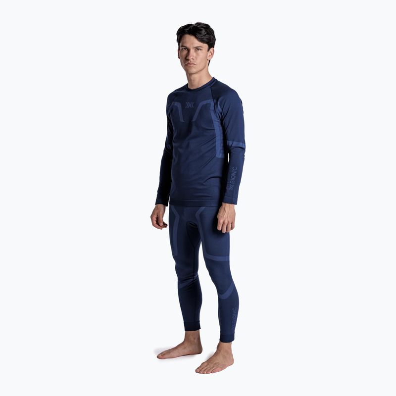 Férfi Termoaktiv pulóver X-Bionic X-Ential Baselayer LS marine 5