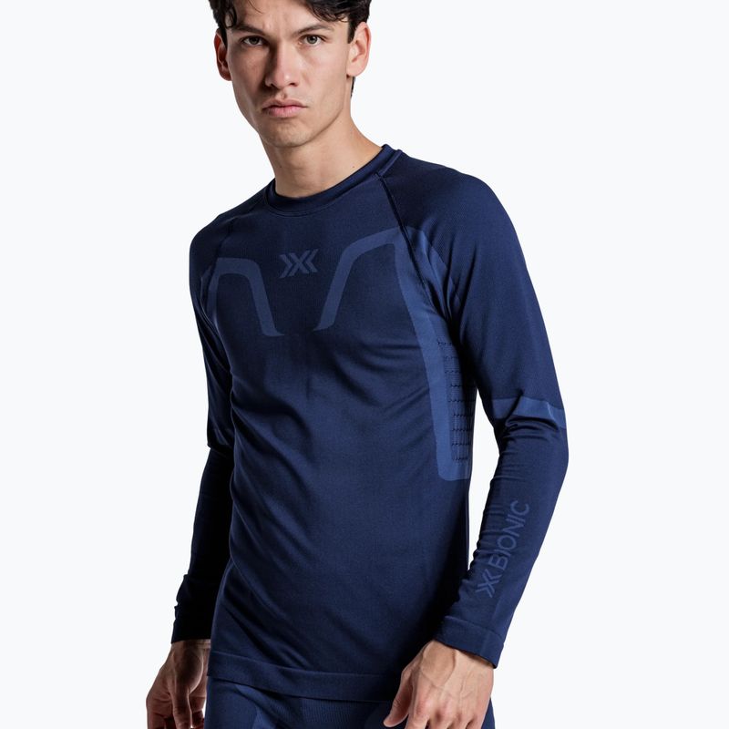 Férfi Termoaktiv pulóver X-Bionic X-Ential Baselayer LS marine 6