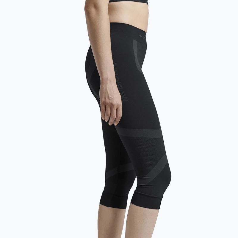 Női thermoaktív nadrág X-Bionic X-Ential 3/4 x black 6