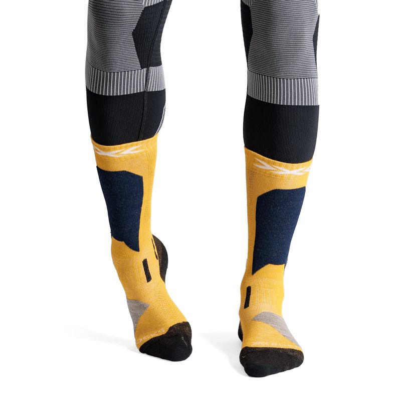Gyerek sízokni X-Socks Ski Discover Otc yellow 2