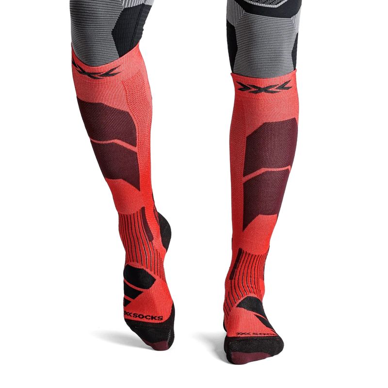 Sízokni X-Socks Ski Perform Otc hot red 2