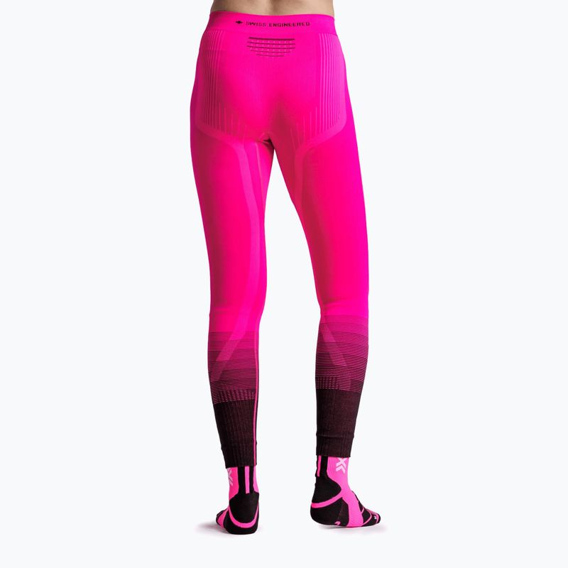 Női thermoaktív nadrág X-Bionic Invent Graphics fluo pink/x white 2
