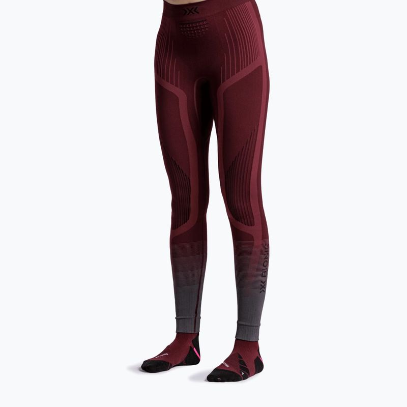 Női thermoaktív nadrág X-Bionic Invent Graphics oxide red/x black 3