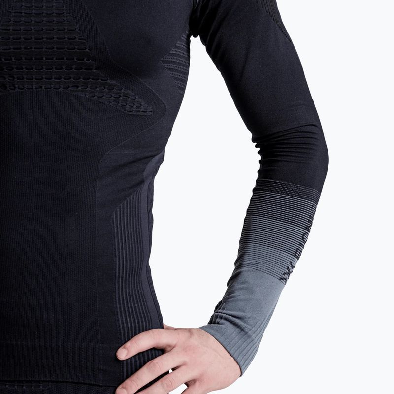 Férfi Termoaktiv pulóver X-Bionic Invent Graphics LS x black/dark grey 8