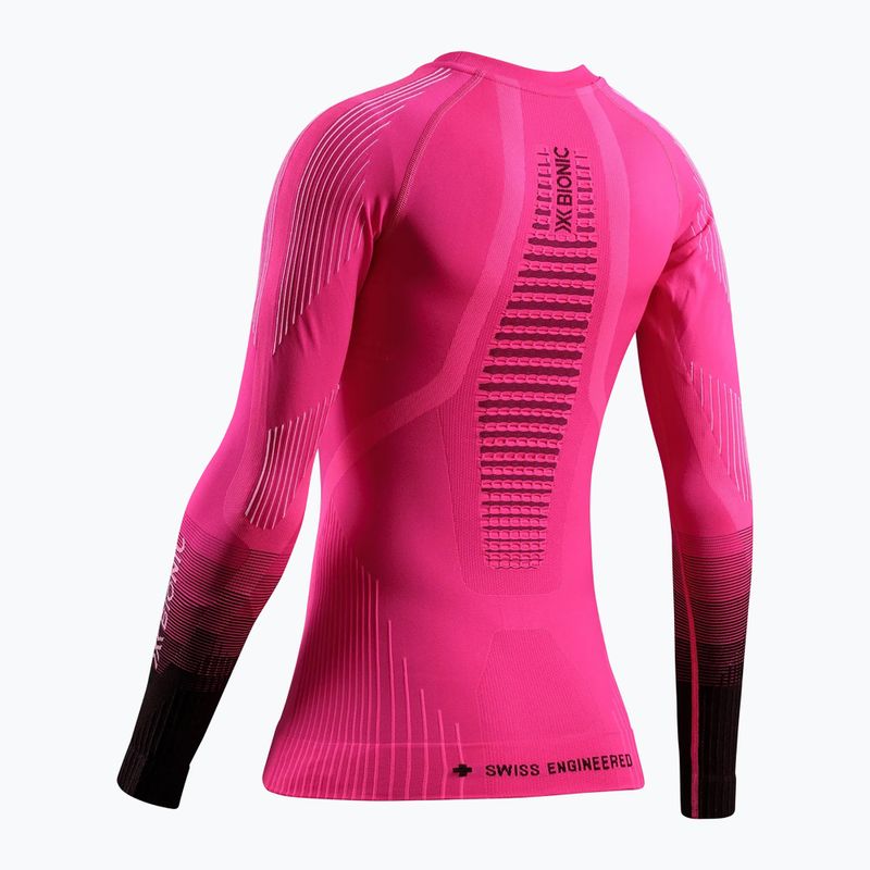 Női Termoaktiv pulóver X-Bionic Invent Graphics LS fluo pink/x white 12