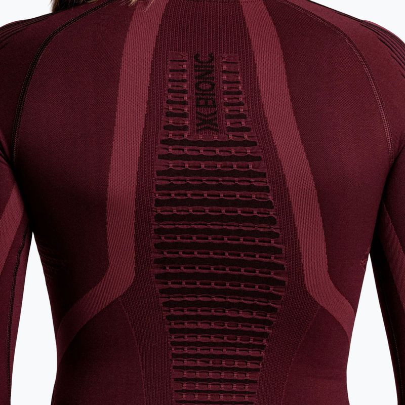 Női Termoaktiv pulóver X-Bionic Invent Graphics LS oxide red/x black 8