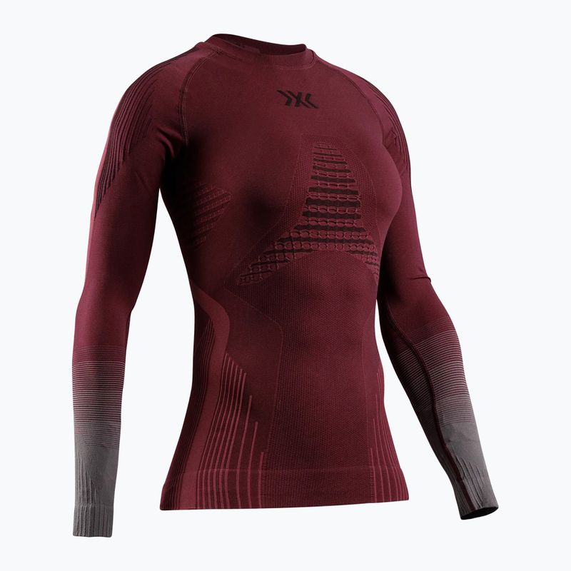 Női Termoaktiv pulóver X-Bionic Invent Graphics LS oxide red/x black 10