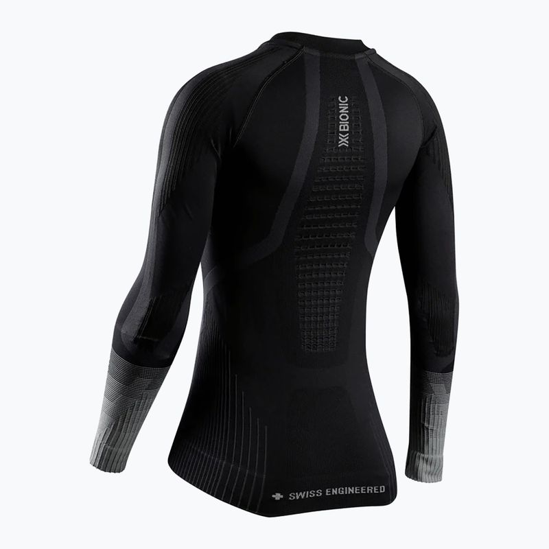 Női Termoaktiv pulóver X-Bionic Invent Graphics LS x black/dark grey 2