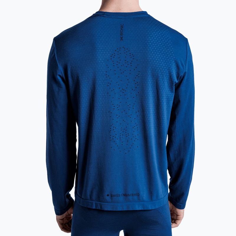 Férfi Termoaktiv pulóver X-Bionic Mightywool Light Shirt neo navy 3