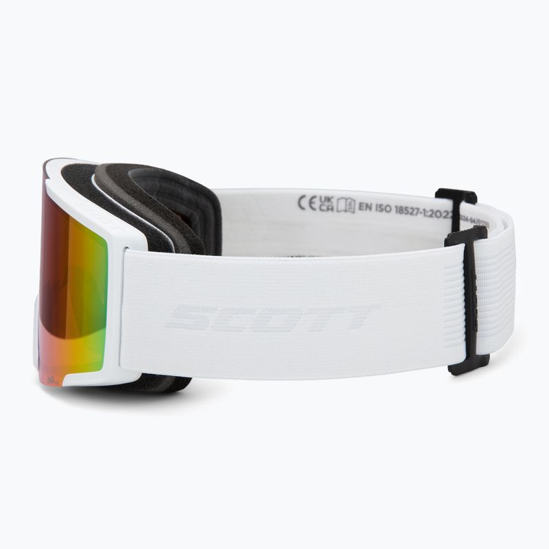 Síszemüveg SCOTT Shield Mineral White/Amp Teal Chrome 4