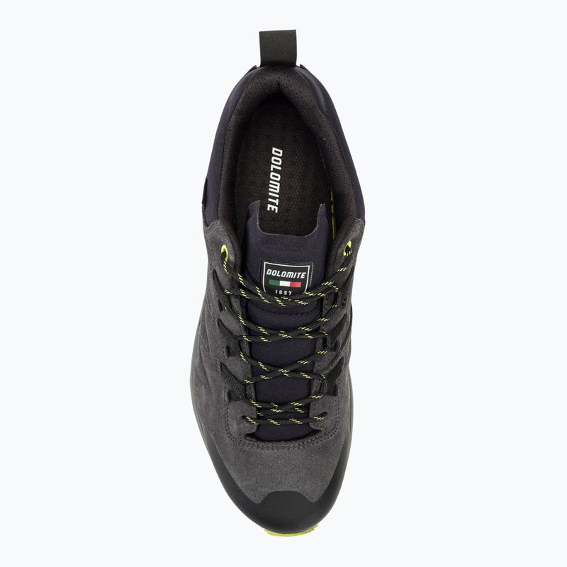 Férfi túracipő Dolomite Croda Nera GTX grey/lime green 5