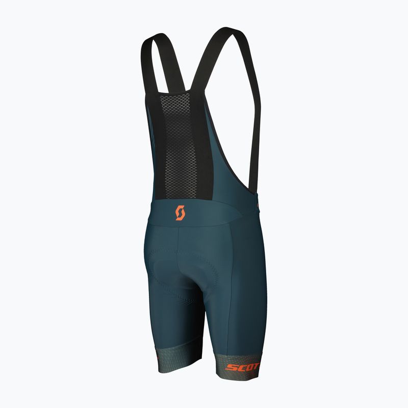 Férfi kerékpáros nadrág SCOTT RC Pro +++ Bibshorts aruba green/braze orange 2