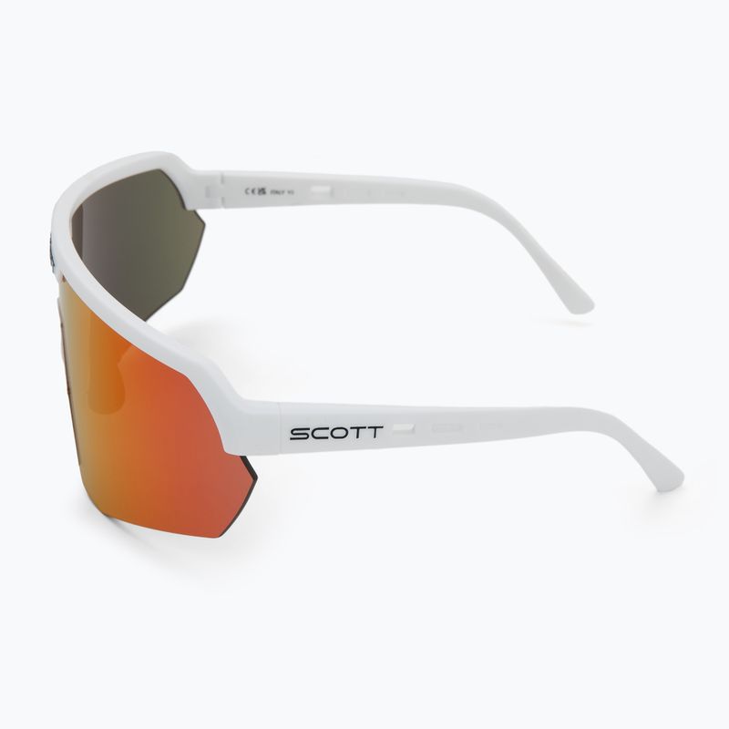 SCOTT Sport Shield white matt/red chrome napszemüveg 4