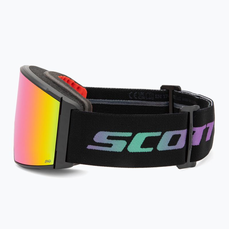 Síszemüveg SCOTT React black/aurora green/enhancer teal chrome/pro green 5