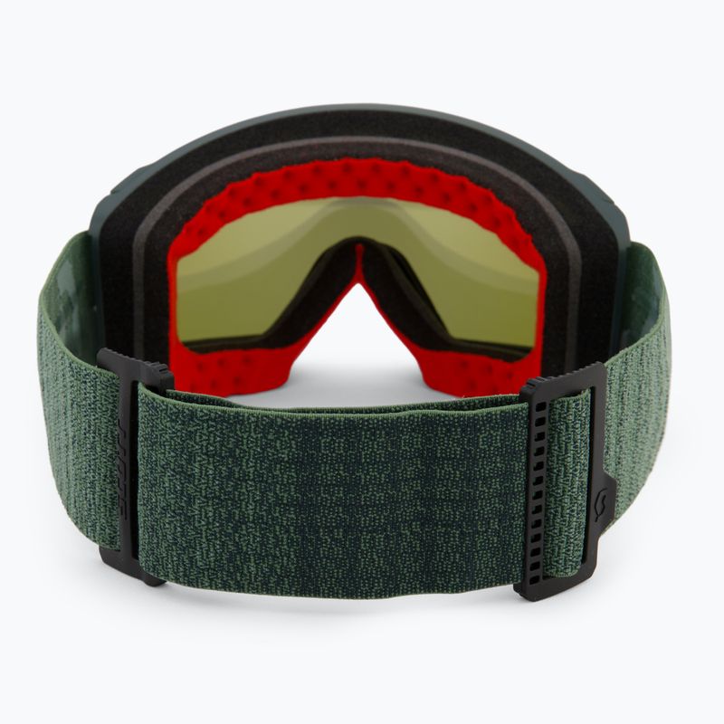 Síszemüveg SCOTT React AMP Pro soft green/black/amp pro white chrome/pro green 4