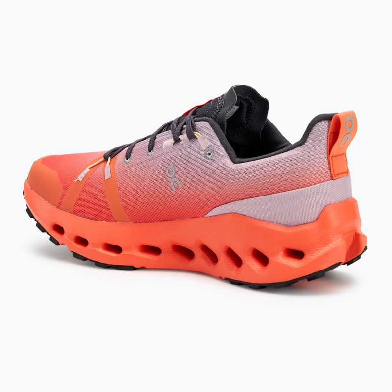 Női On Cloudsurfer Trail vízálló futócipő lila/lángos 3