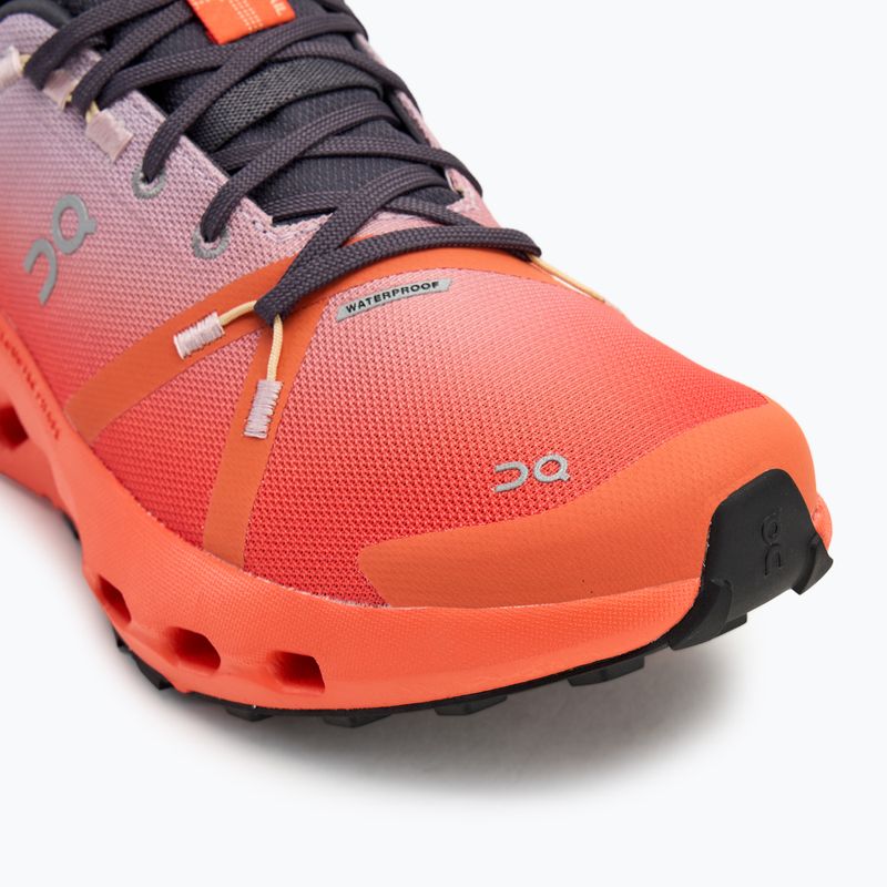 Női On Cloudsurfer Trail vízálló futócipő lila/lángos 7