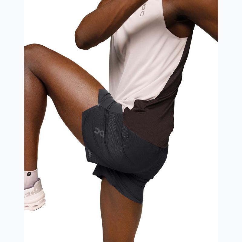 Férfi futó rövidnadrág On 5" Lightweight black 5