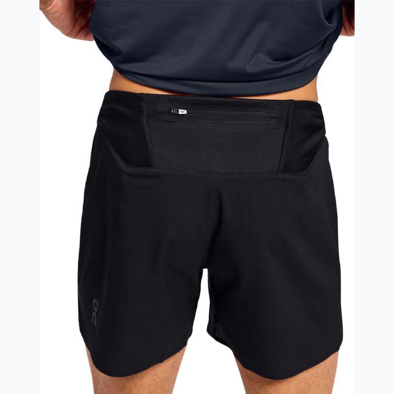 Férfi futó rövidnadrág On Running 5" Lightweight denim/black 4