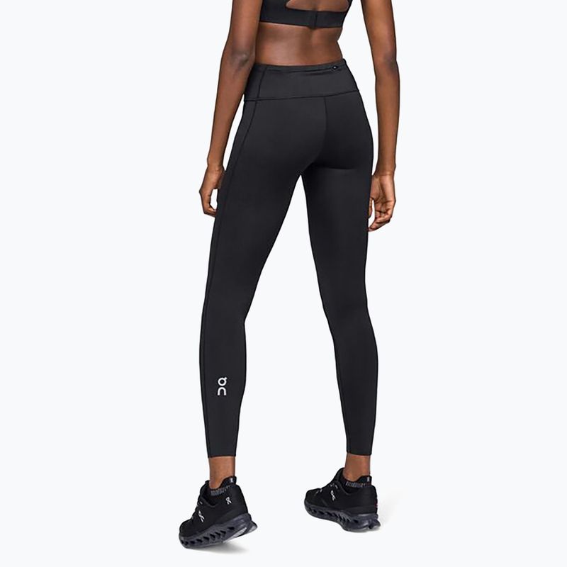 Női futó leggings On Running Core fekete 2