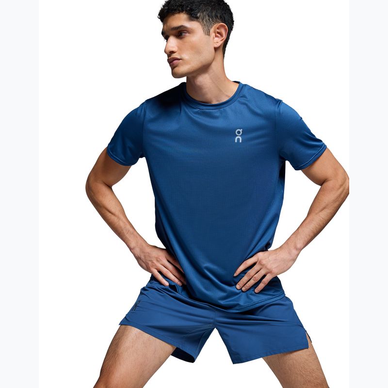 Férfi On Core-T denim futópóló 5