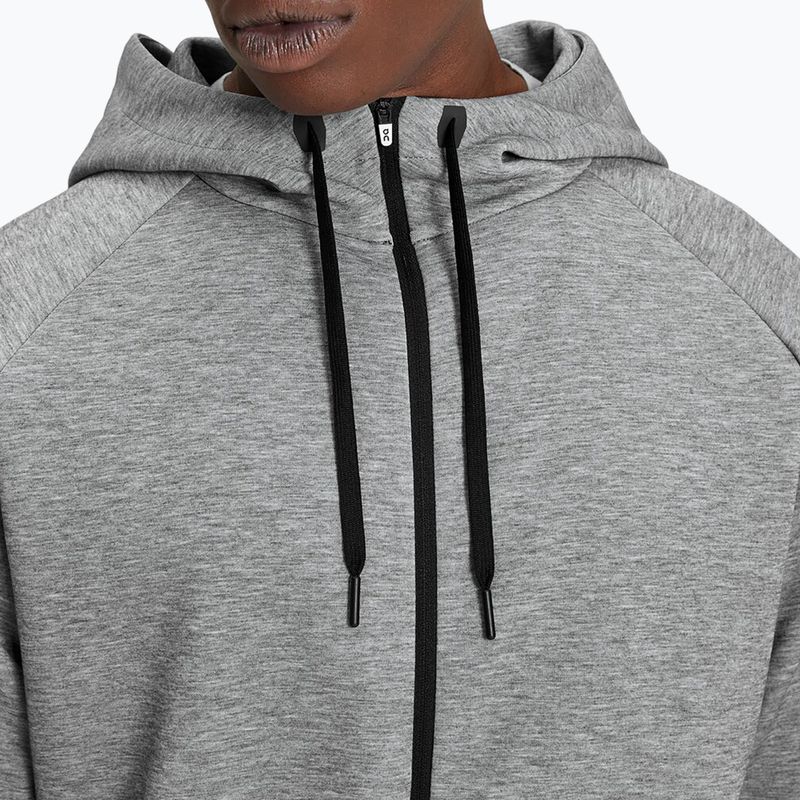 Férfi pulóver On Running Zipped Hoodie grey 3