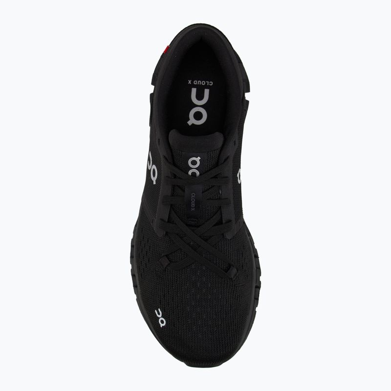 Férfi edzőcipők On Cloud X 4 black/eclipse 5