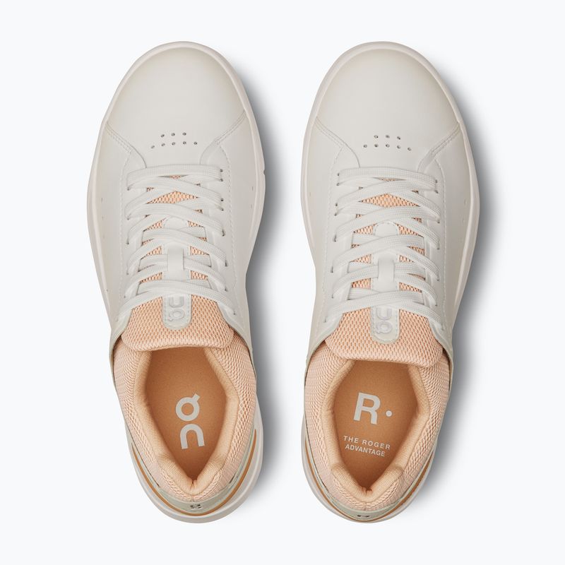 Női On The Roger Advantage fehér/savannah cipők 6
