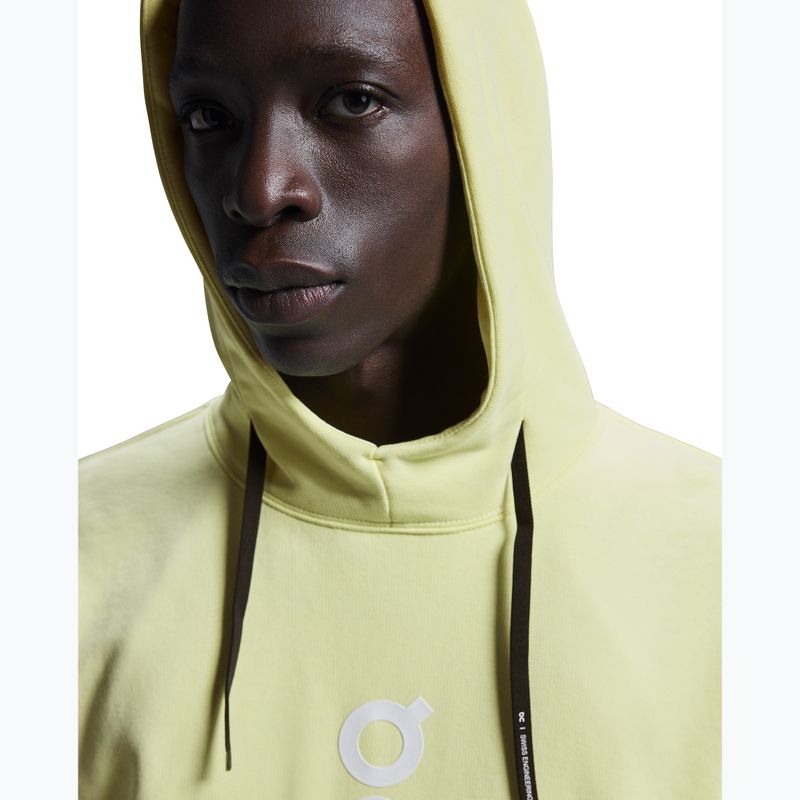 Férfi On Club kapucnis pulóver széna 6