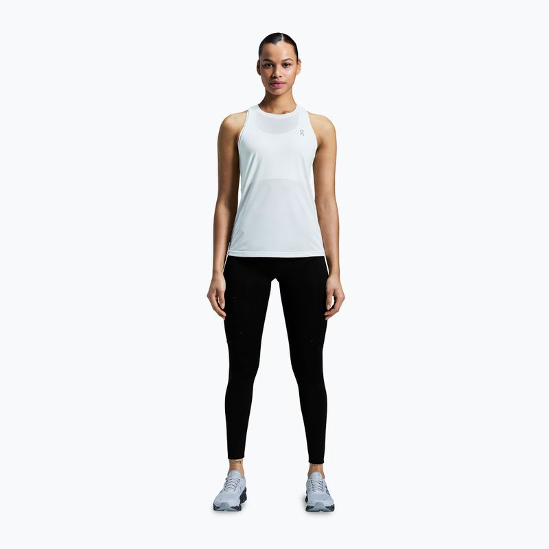 Női futó tank top On Core Tank undyed-white 2
