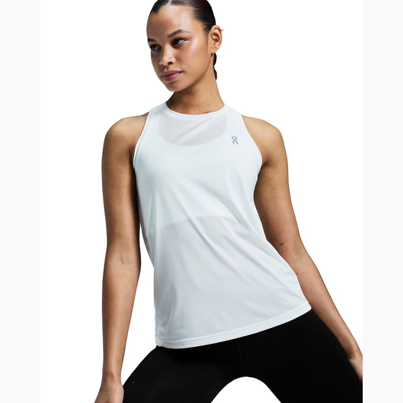 Női futó tank top On Core Tank undyed-white 5