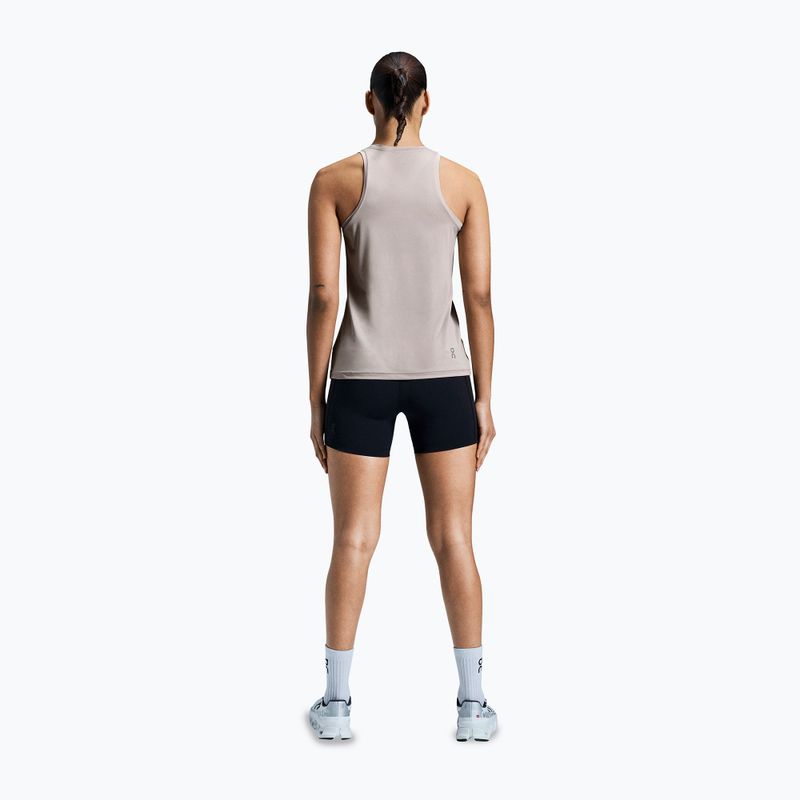 Női futó tank top On Core Tank fakó 3