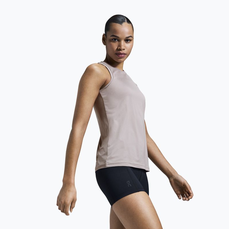 Női futó tank top On Core Tank fakó 5