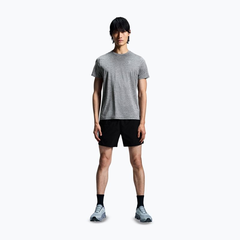 Férfi On Core-T heather szürke futópóló 2