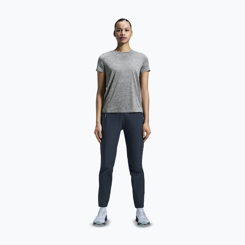 Női futópóló On Running Core-T heather gray 2