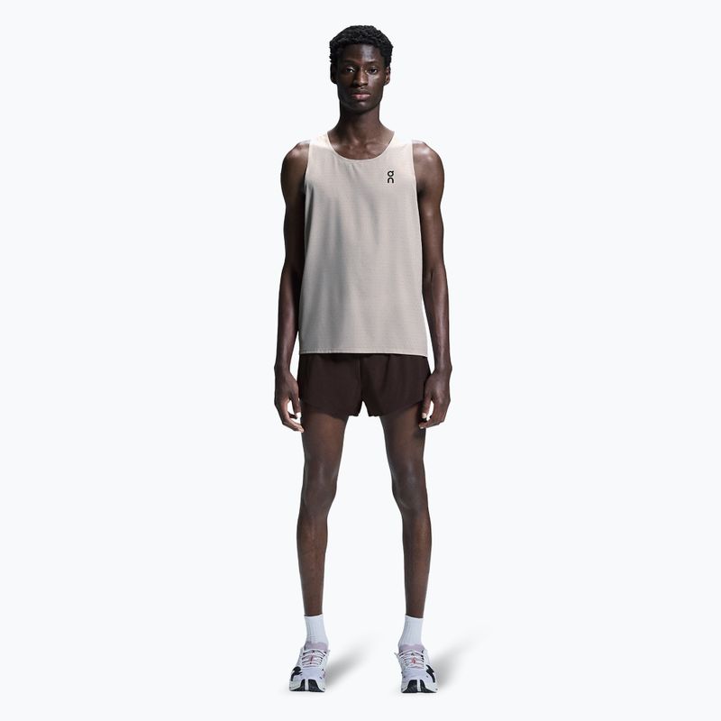 Férfi futó tank top On Race Singlet gyöngyházfényű 2