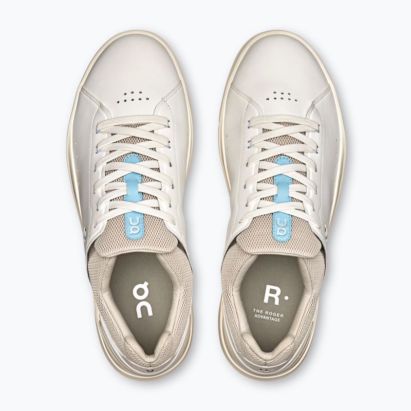 Férfi On Running The Roger Advantage fehér/homok cipő 4