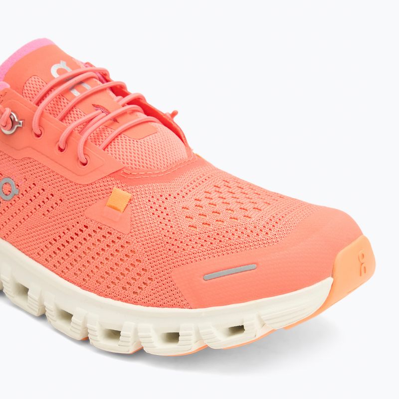 Női On Cloud 6 Coast lazac/gyöngyház cipő 7