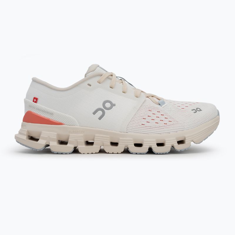 Női futócipő On Running Cloud X 4 elefántcsont/lazac 2