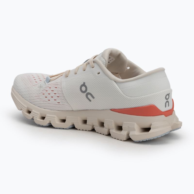 Női futócipő On Running Cloud X 4 elefántcsont/lazac 3