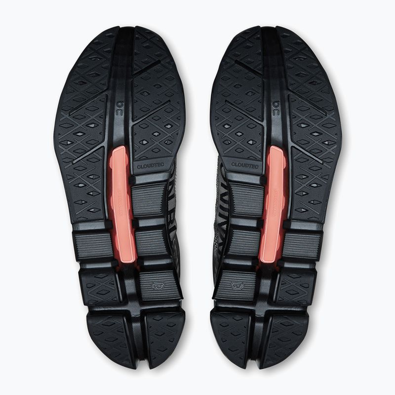 Női On Cloudflow 5 fekete/fekete futócipő 10