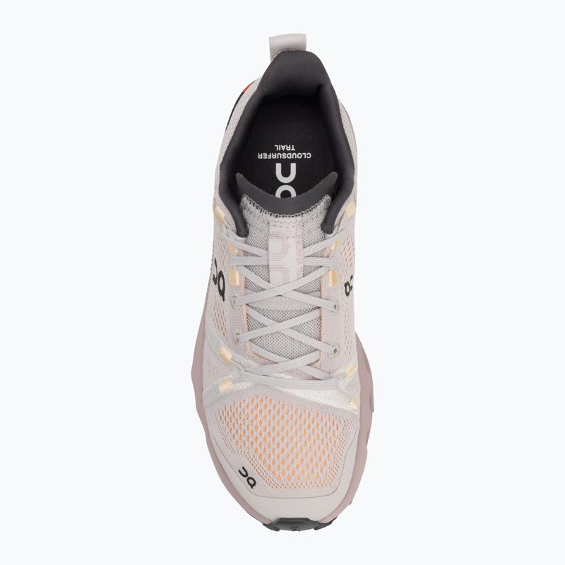 Női On Running Cloudsurfer Trail silver/mauve futócipő ezüst/lila 5