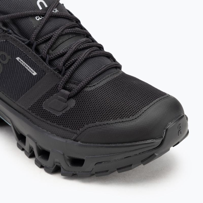 Női On Running Cloudrock Low vízálló fekete/fekete cipő 7