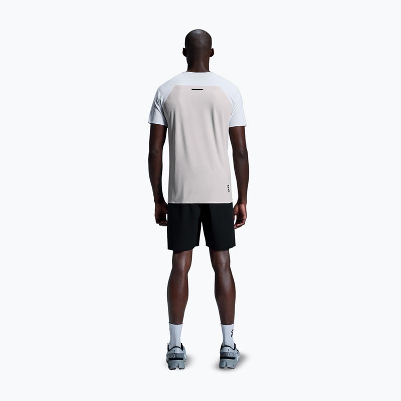 Férfi futópóló On Performance-T white/silver 3