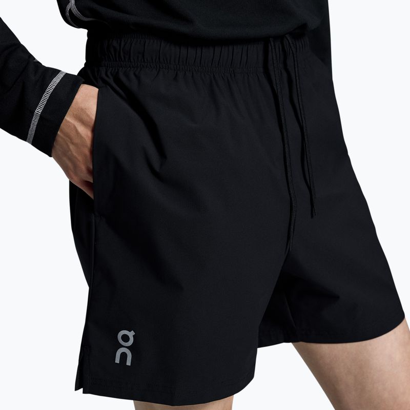 Férfi On 5" Core fekete futónadrág 5