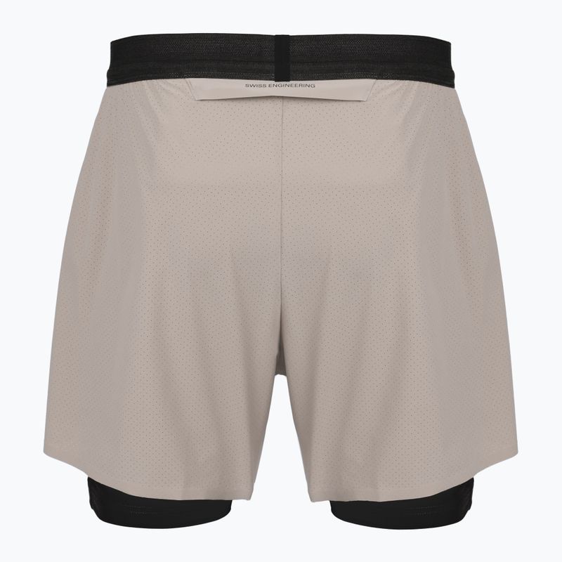 Férfi futóshort On 5" Performance 2/1 cinder/black 2