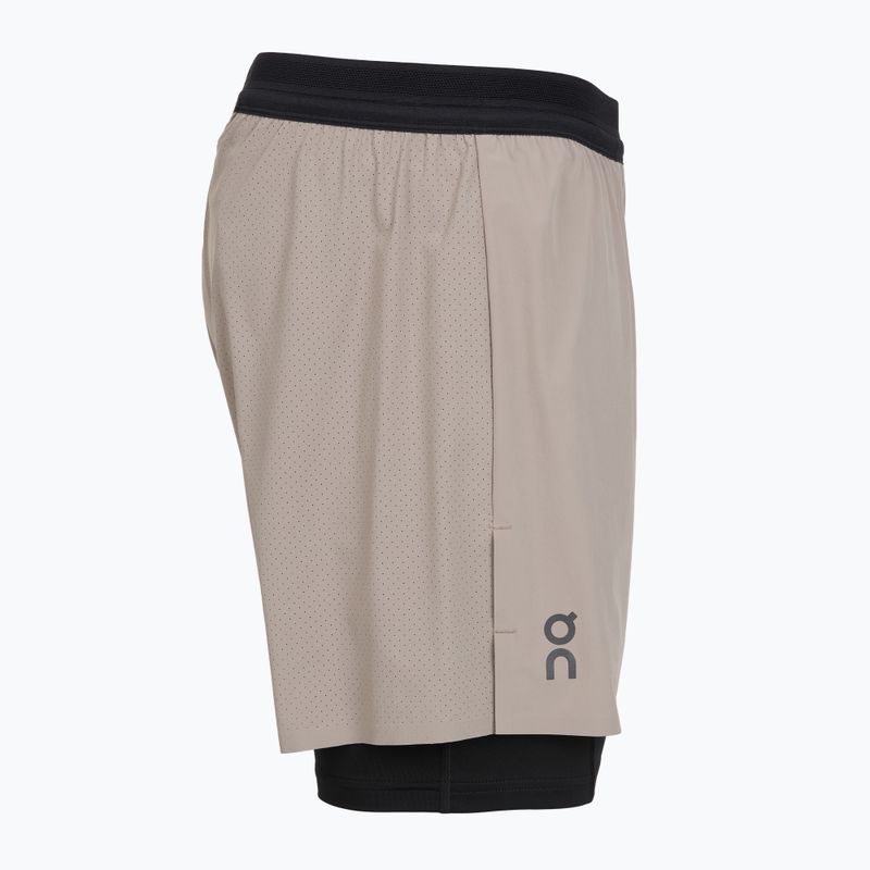 Férfi futóshort On 5" Performance 2/1 cinder/black 3