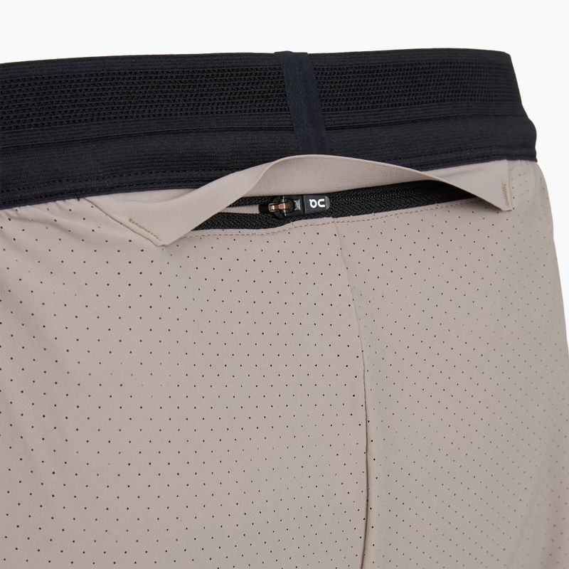Férfi futóshort On 5" Performance 2/1 cinder/black 4