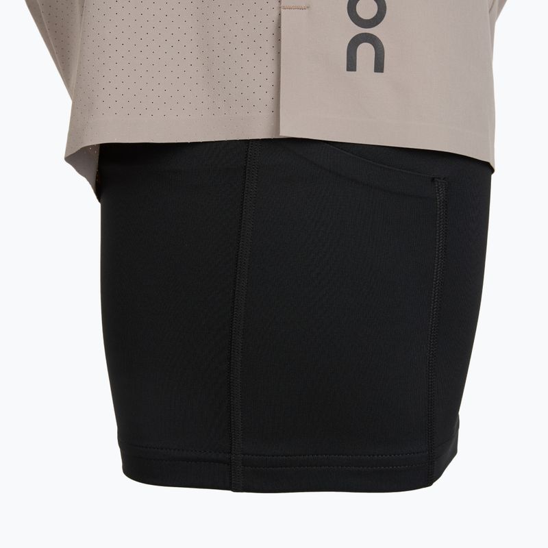 Férfi futóshort On 5" Performance 2/1 cinder/black 5