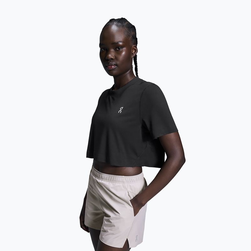 Női edzőpóló On Train-T Crop black 4